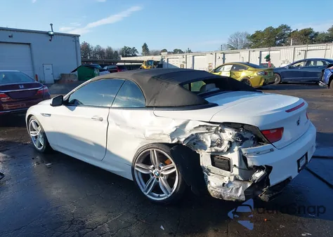 2014 BMW 650I из США, поврежденный, VIN WBAYP9C56ED168927